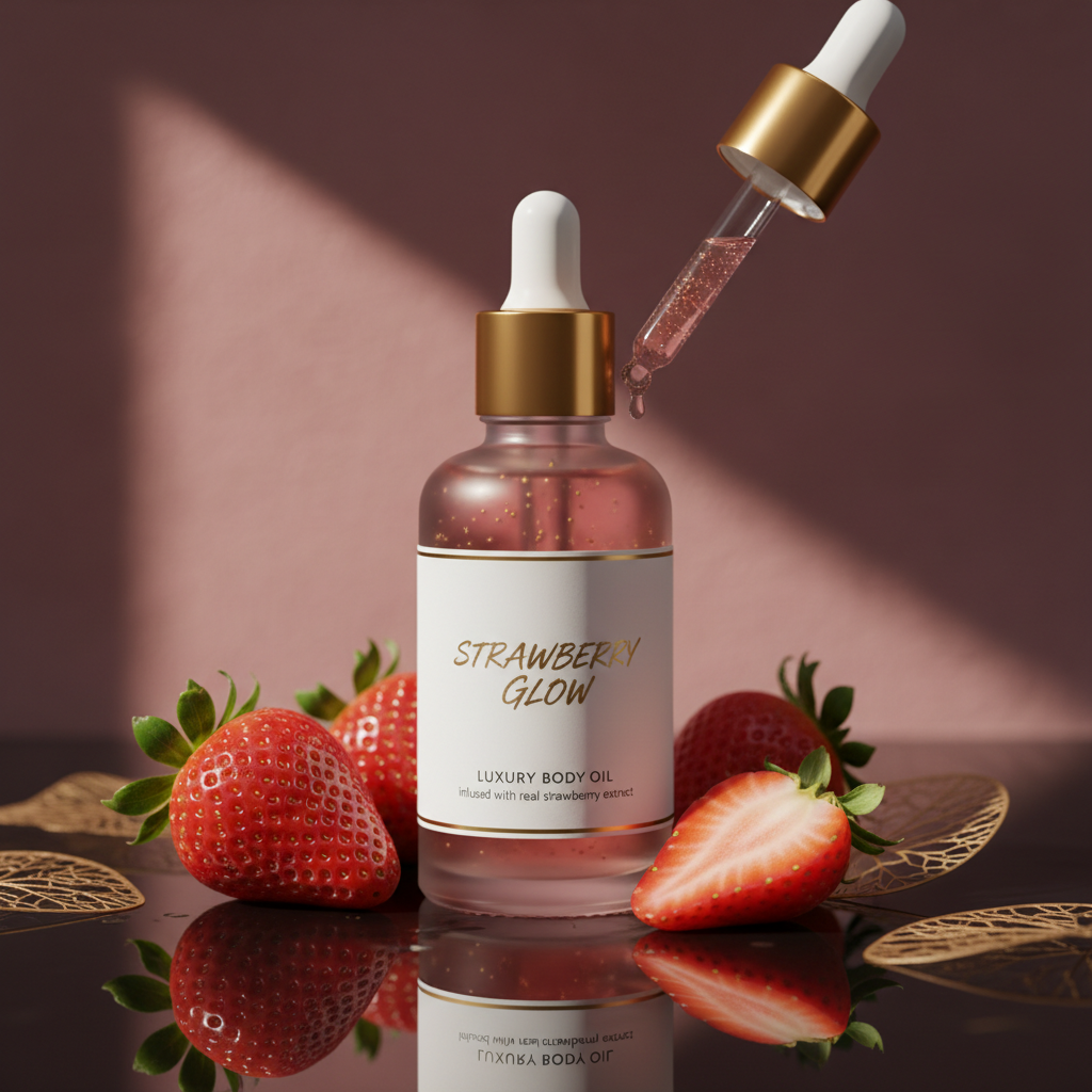 Strawberry Scented Body Oil